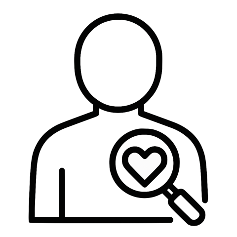 Clinic and patient-value discovery symbol