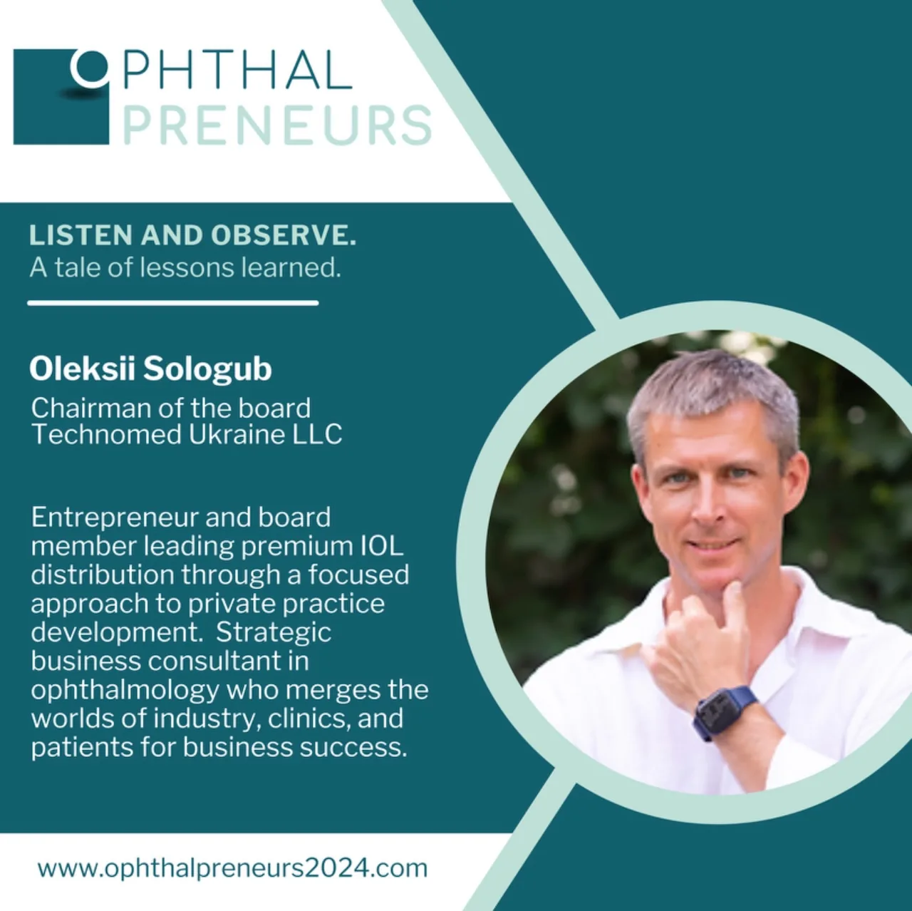 Ophthalpreneurs 2024: the missing part